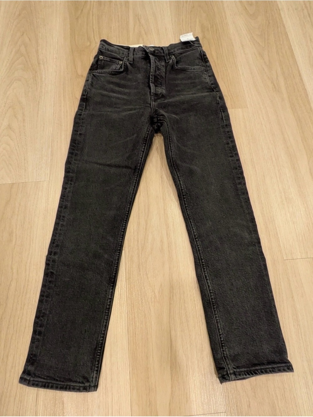 Agolde Riley High-Rise Straight Crop Jeans